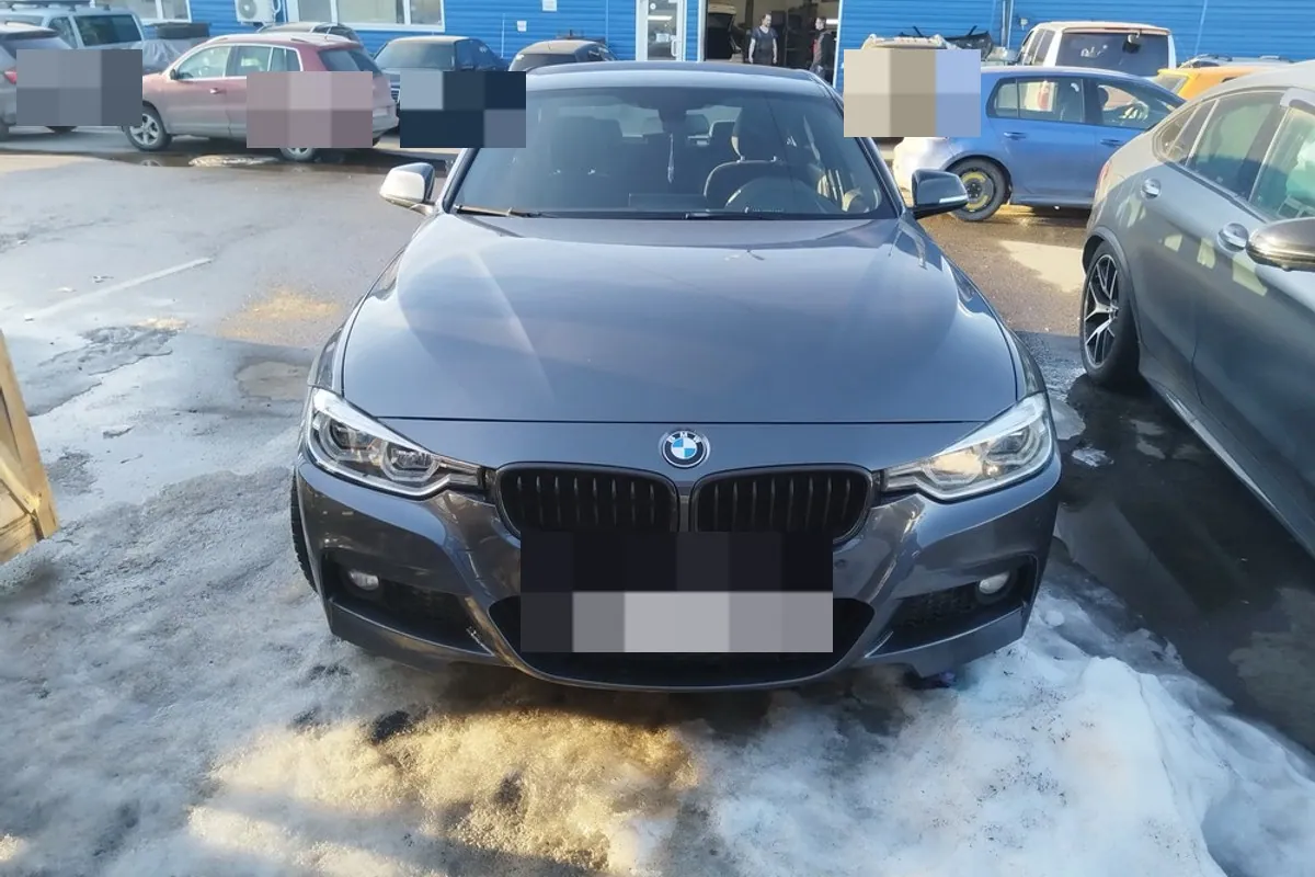 BMW 3 серии после восстановления передней части