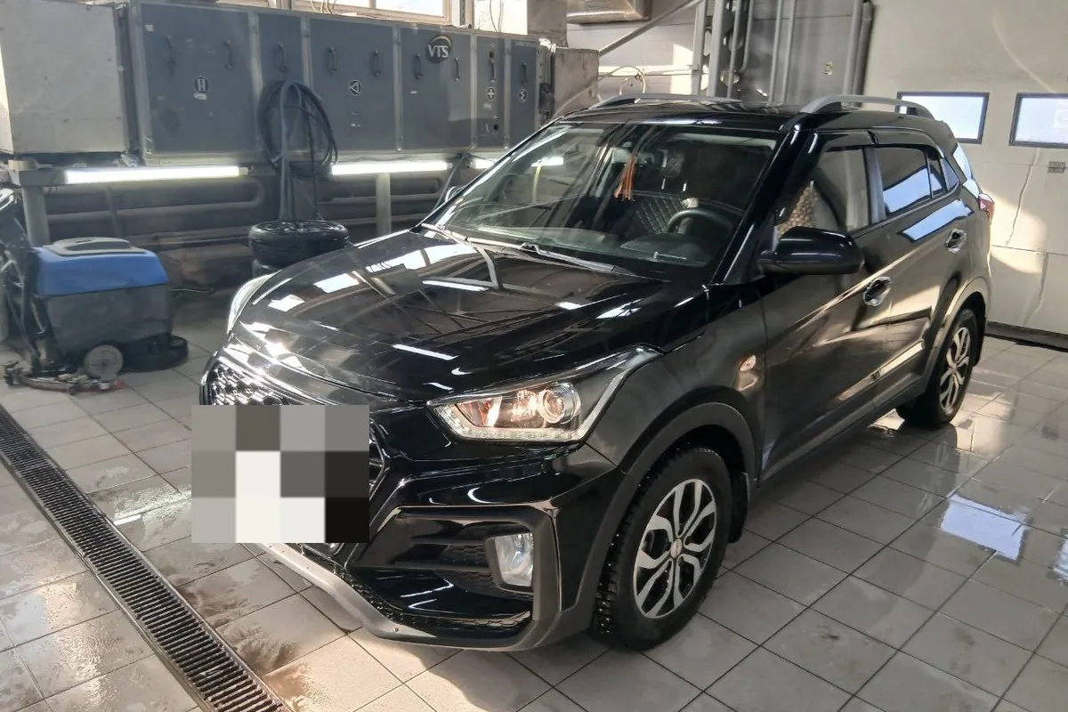 Hyundai Creta после восстановления передней части